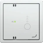 Zehnder CO₂ sensor, a small square white wall plate with indicator lights